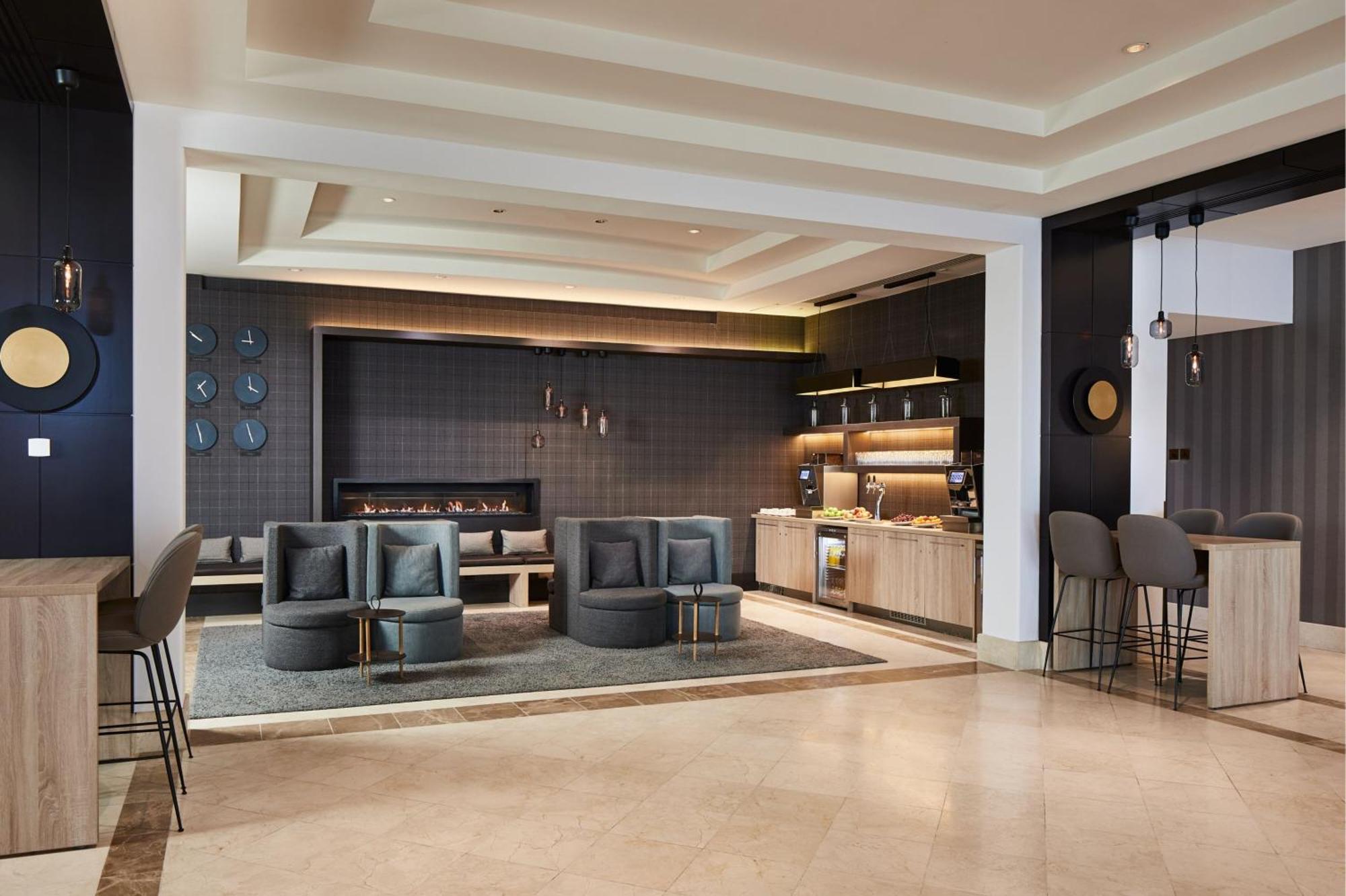 Copenhagen Marriott Hotel Exterior foto The lounge at the airport